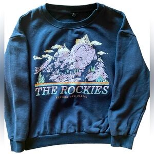 Art Class The Rockies crew neck sweatshirt girls size L 10/12